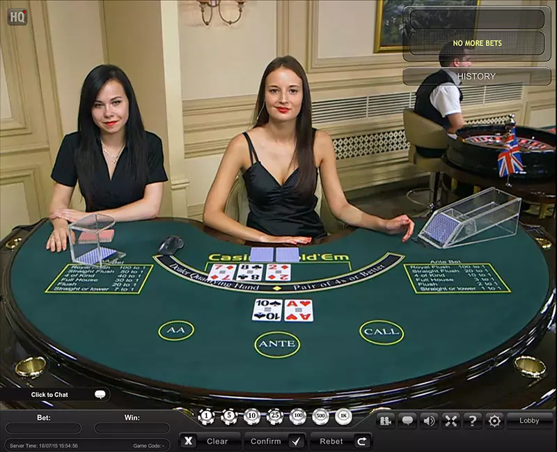 Caratteristiche chiave nell'Hold'em live