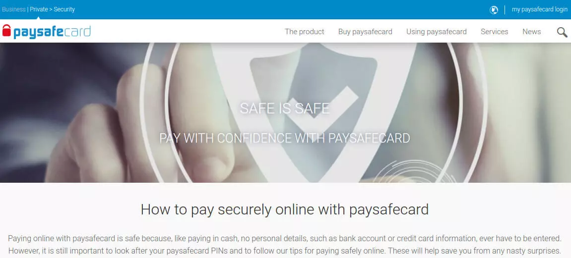 paysafecard sicurezza